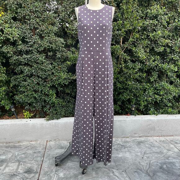 Ralph Lauren Polka Dot One Piece Jumper Sleeveless Women’s 12 - Picture 1 of 10
